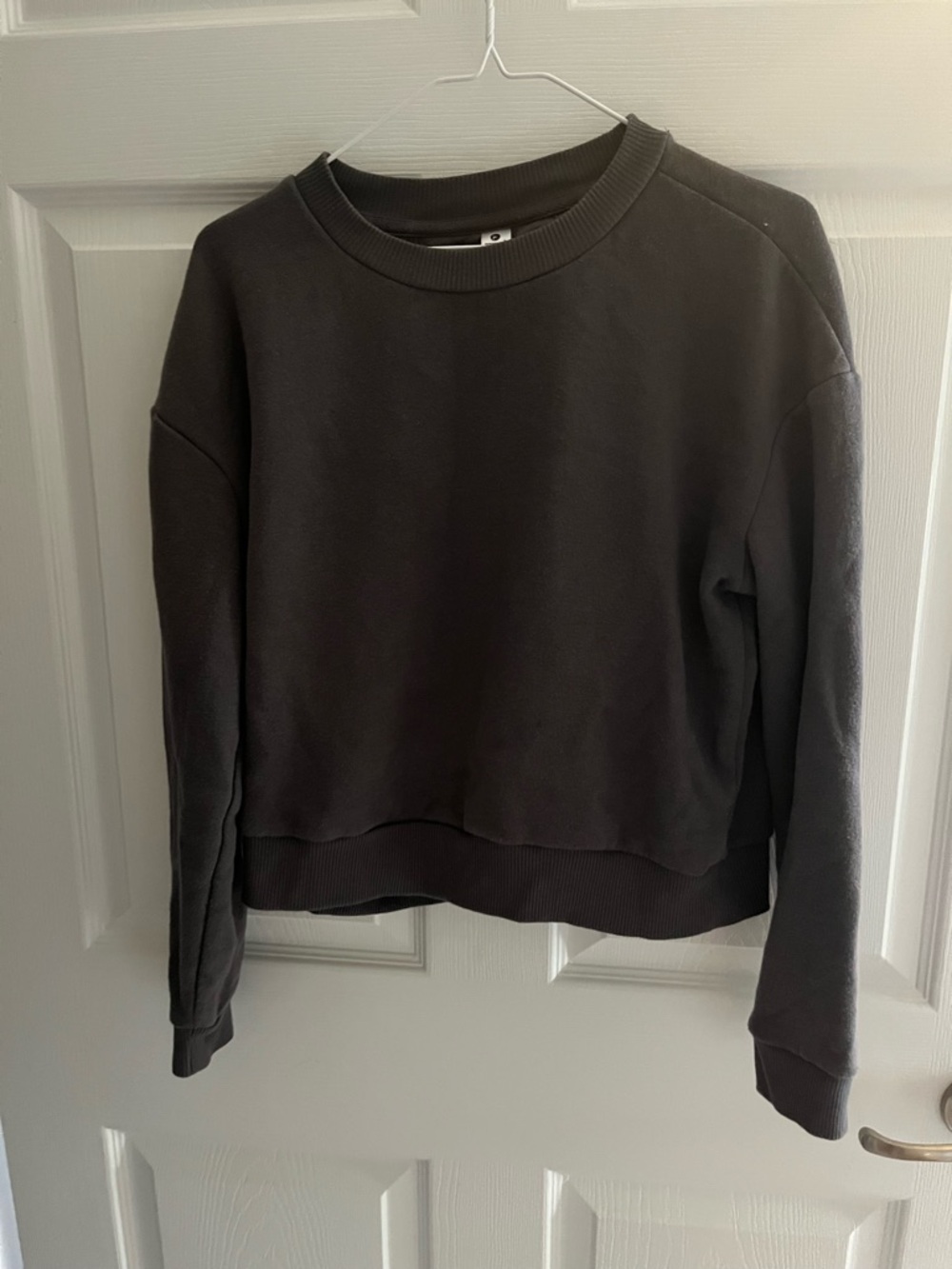 90 Degree By Reflex Gray Crewneck Sweatshirt